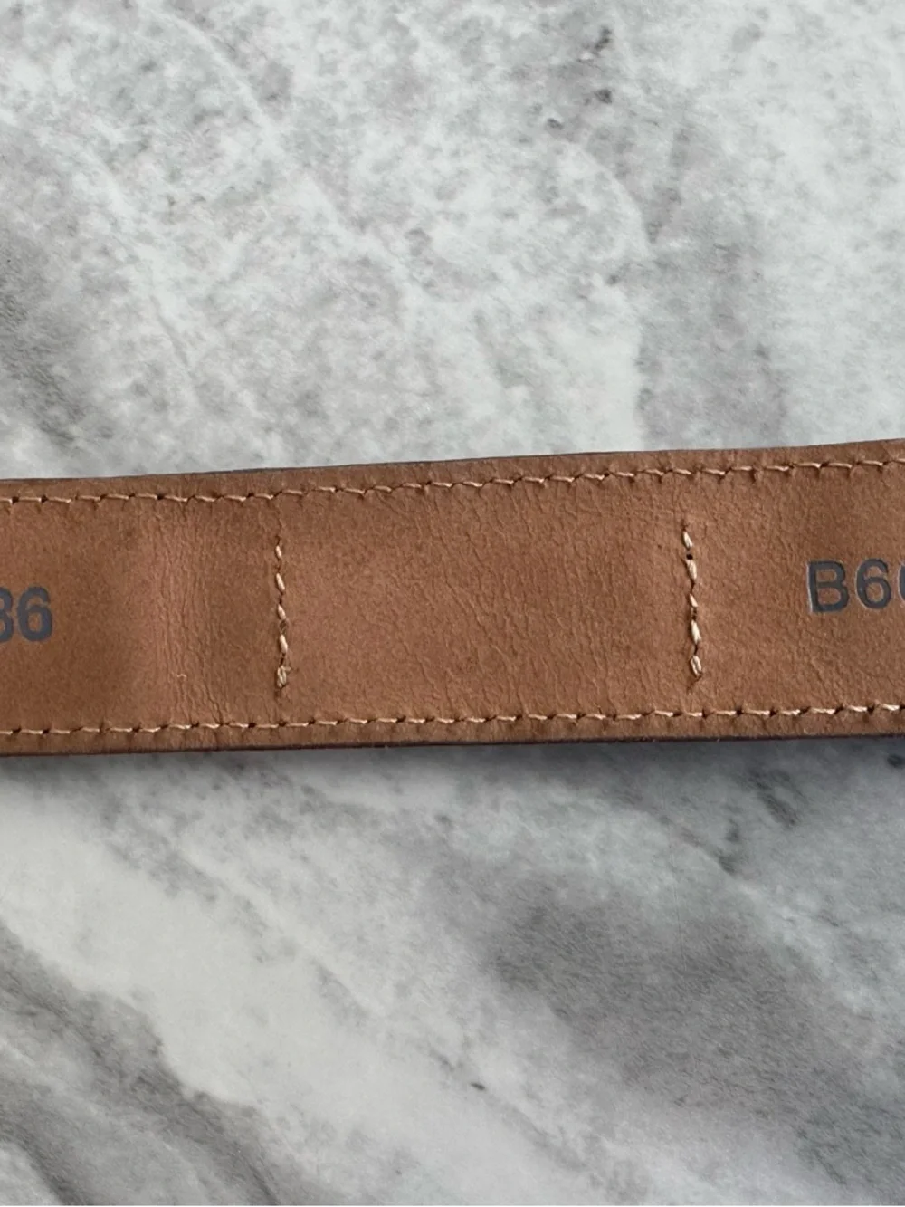 Brighton Black Croc Embossed Leather Ornate Link Belt - Size 38 - Picture 7 of 11